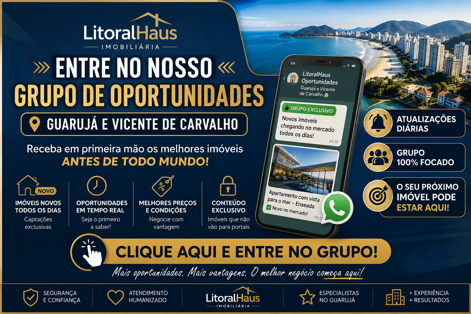 Grupo do WhatsApp Litoral Haus — clique para entrar